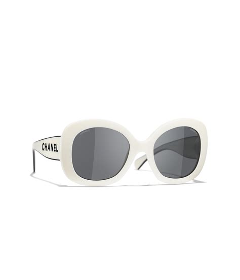 chanel 2019 sunglasses|Chanel sunglasses with white trim.